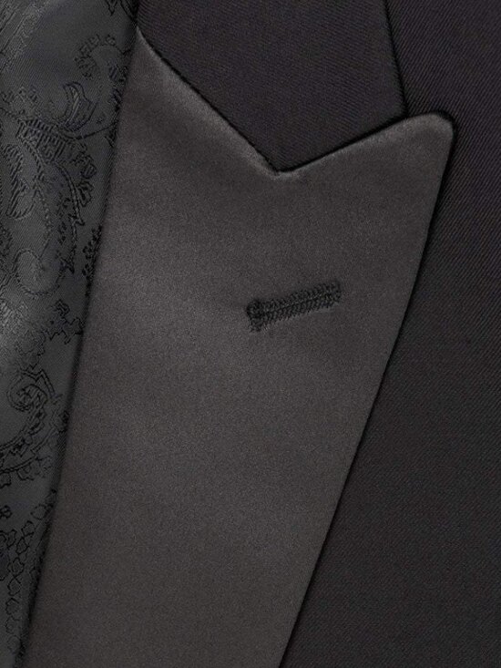 Edwardian Black Tuxedo Tailcoat and Pants Package - Picture 3 of 5